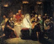 Theodore Chasseriau The Ghost of Banquo oil painting artist
